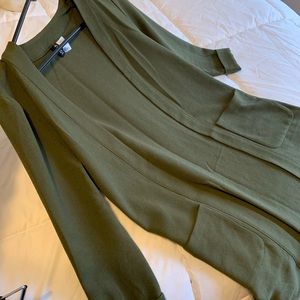 H&M | Duster Jackets | Olive & Cream